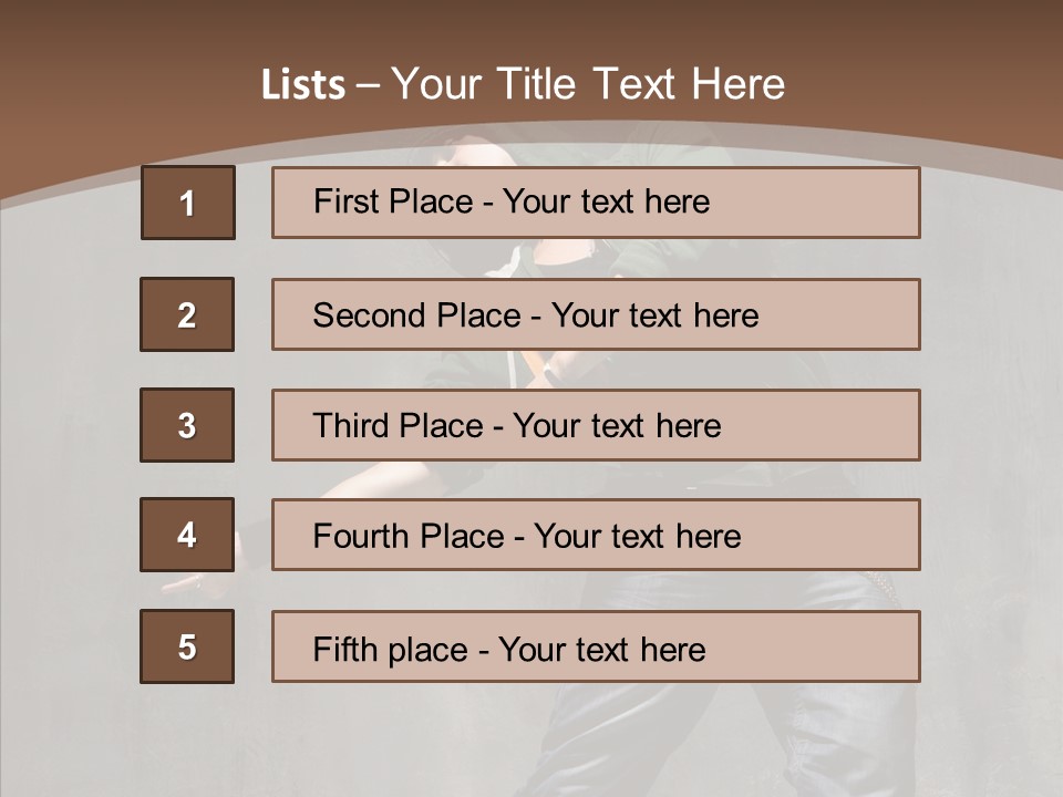 Jumper Jump Breakdance PowerPoint Template