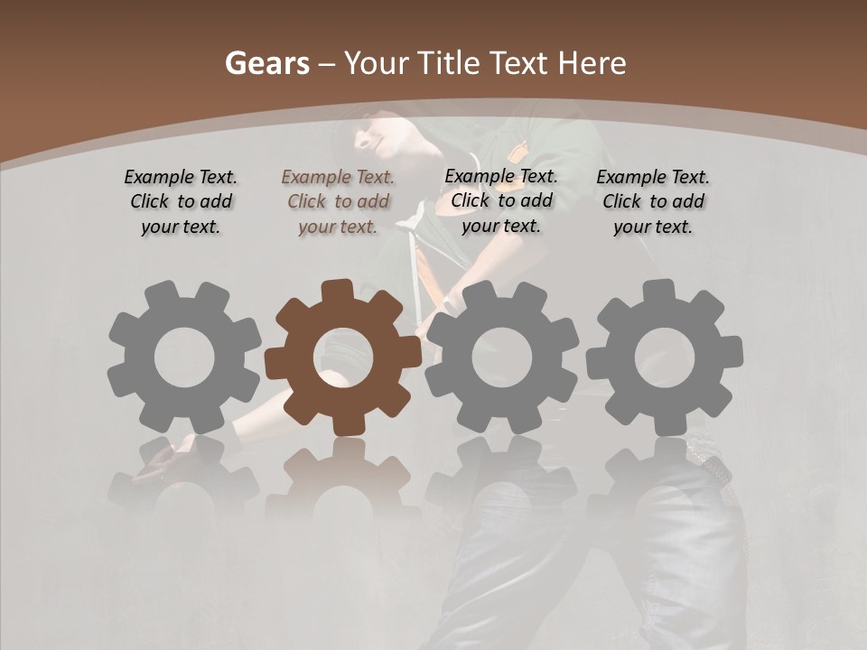 Jumper Jump Breakdance PowerPoint Template