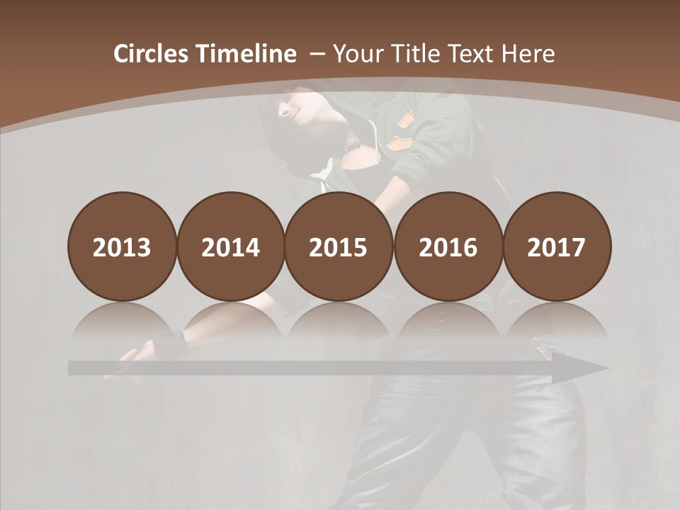 Jumper Jump Breakdance PowerPoint Template