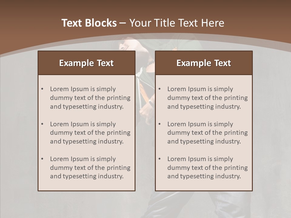 Jumper Jump Breakdance PowerPoint Template