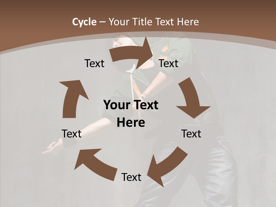 Jumper Jump Breakdance PowerPoint Template