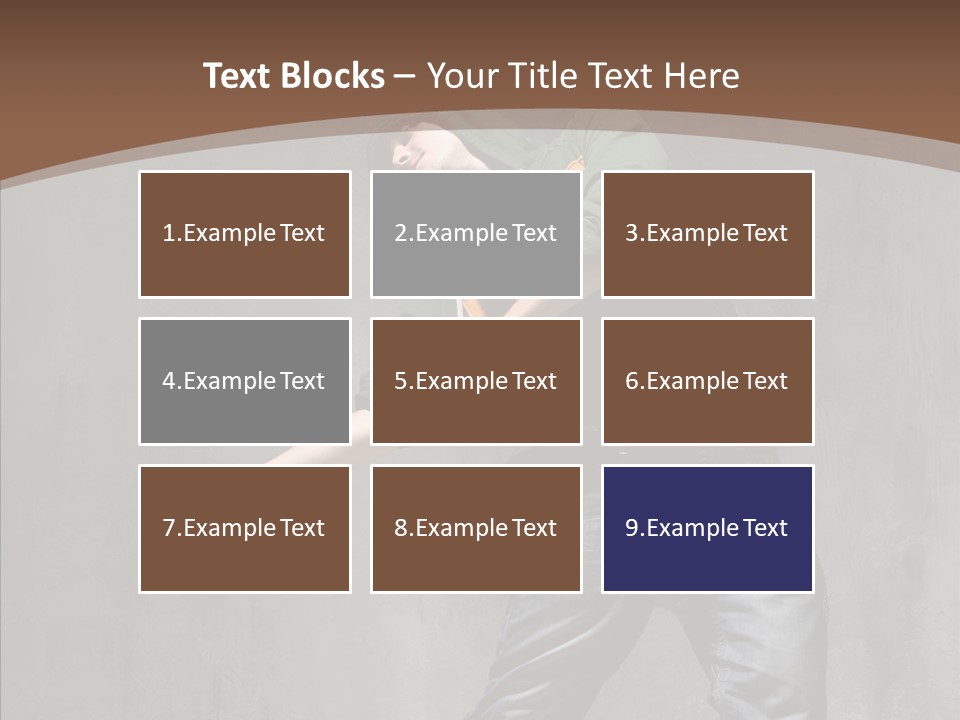 Jumper Jump Breakdance PowerPoint Template