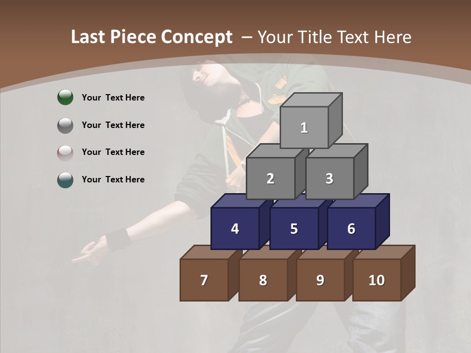 Jumper Jump Breakdance PowerPoint Template