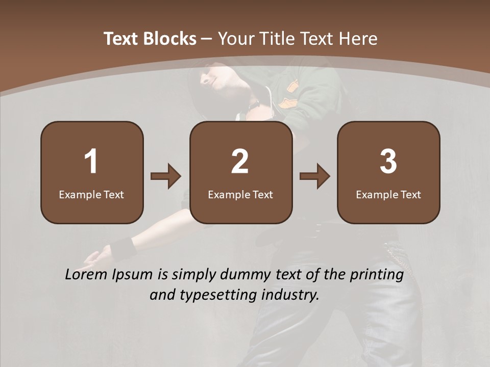 Jumper Jump Breakdance PowerPoint Template