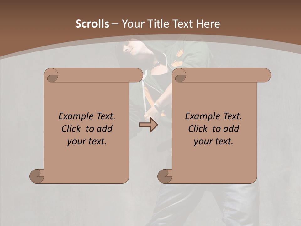 Jumper Jump Breakdance PowerPoint Template