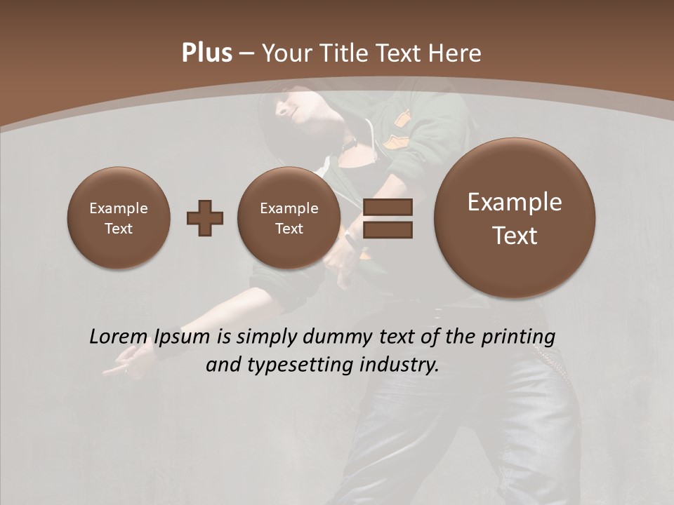 Jumper Jump Breakdance PowerPoint Template