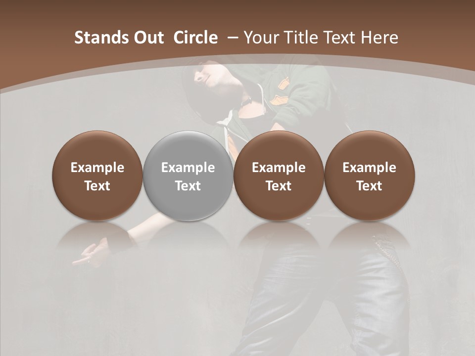 Jumper Jump Breakdance PowerPoint Template