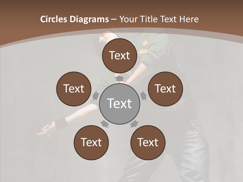 Jumper Jump Breakdance PowerPoint Template