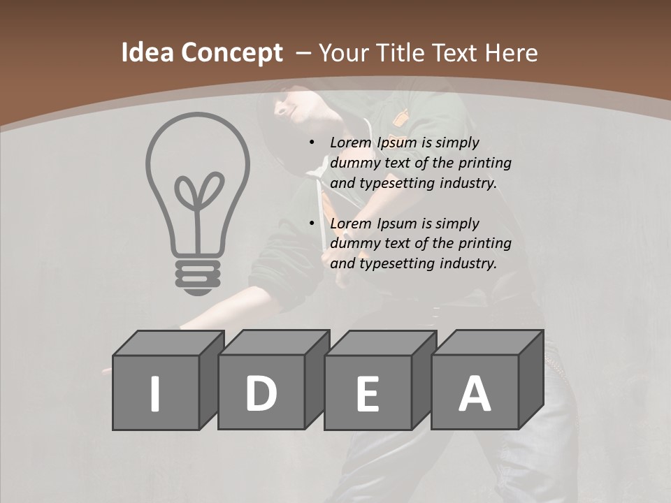 Jumper Jump Breakdance PowerPoint Template