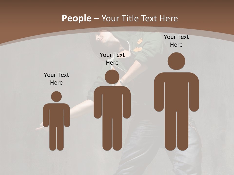 Jumper Jump Breakdance PowerPoint Template