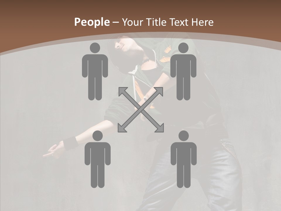 Jumper Jump Breakdance PowerPoint Template