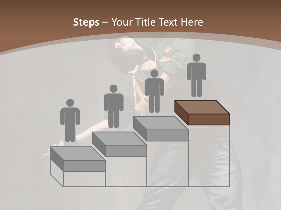 Jumper Jump Breakdance PowerPoint Template