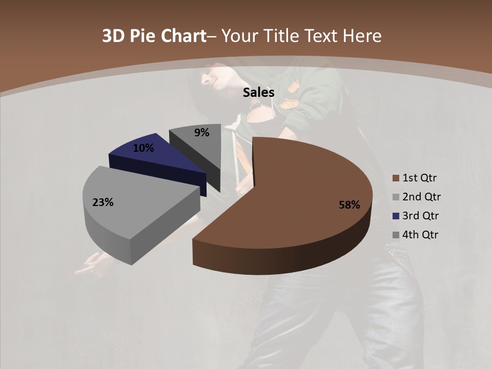 Jumper Jump Breakdance PowerPoint Template