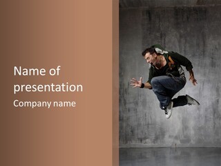 Clothing Rap Breakdance PowerPoint Template