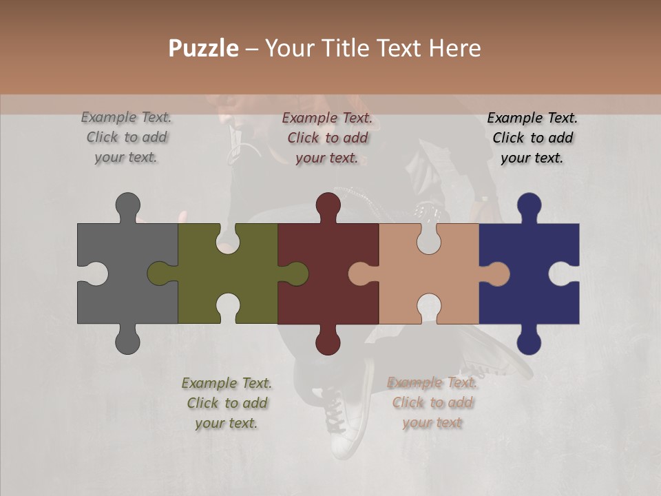 Clothing Rap Breakdance PowerPoint Template