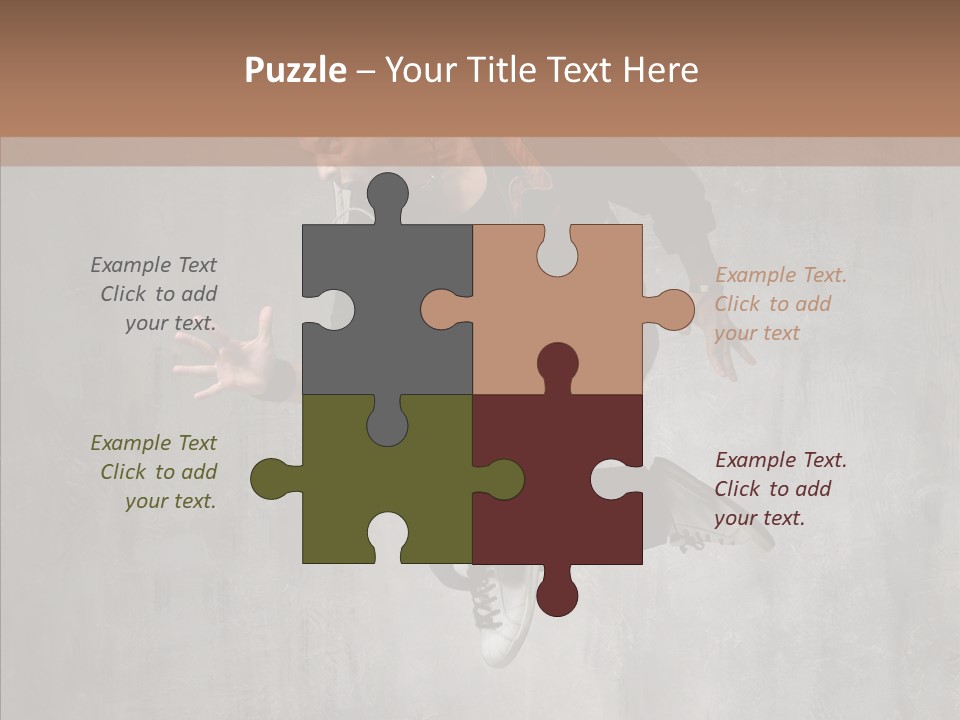 Clothing Rap Breakdance PowerPoint Template