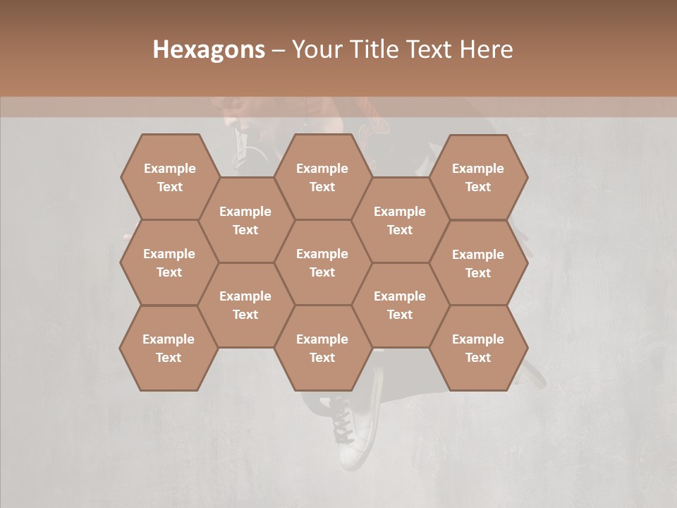 Clothing Rap Breakdance PowerPoint Template