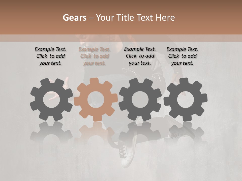 Clothing Rap Breakdance PowerPoint Template