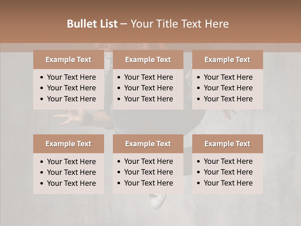 Clothing Rap Breakdance PowerPoint Template