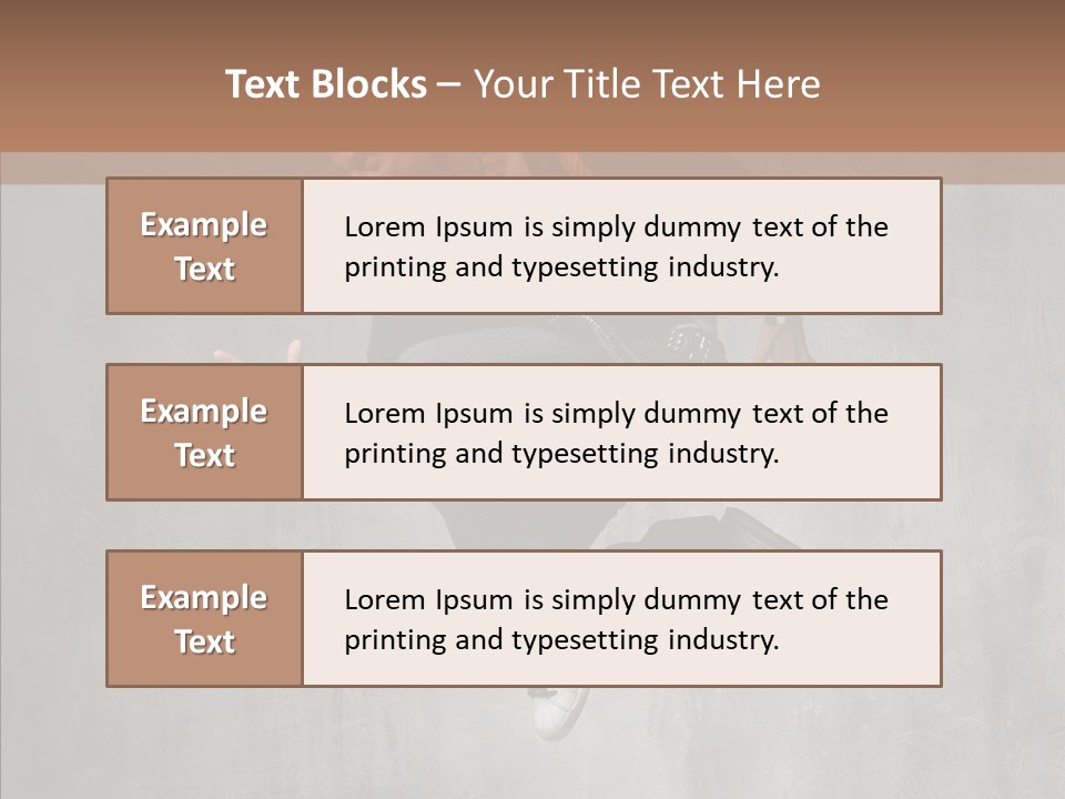 Clothing Rap Breakdance PowerPoint Template