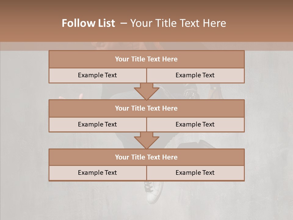 Clothing Rap Breakdance PowerPoint Template