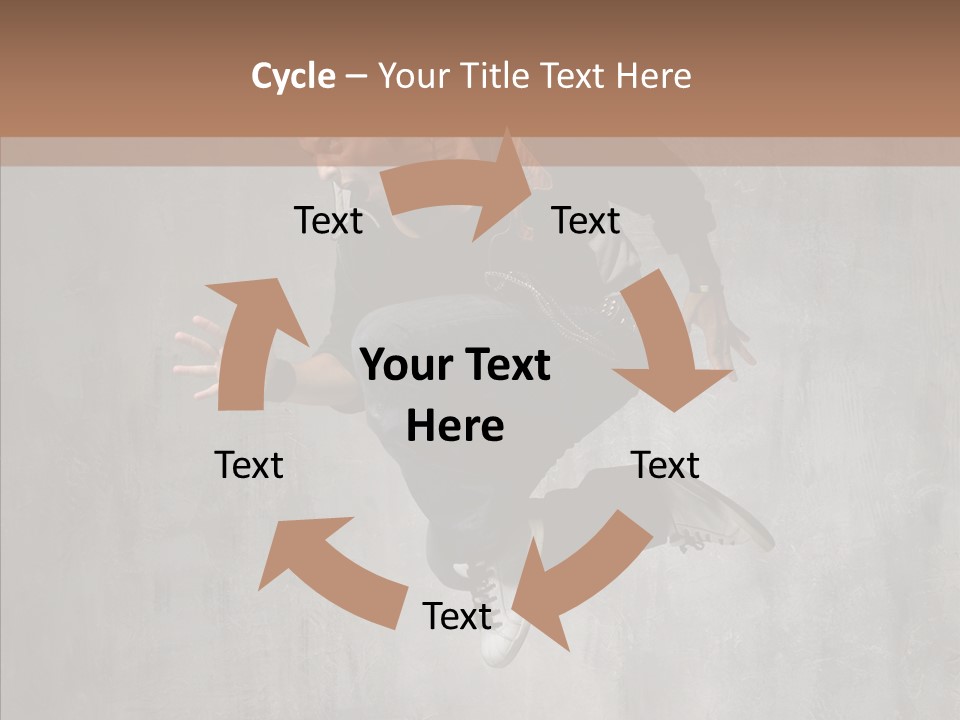 Clothing Rap Breakdance PowerPoint Template