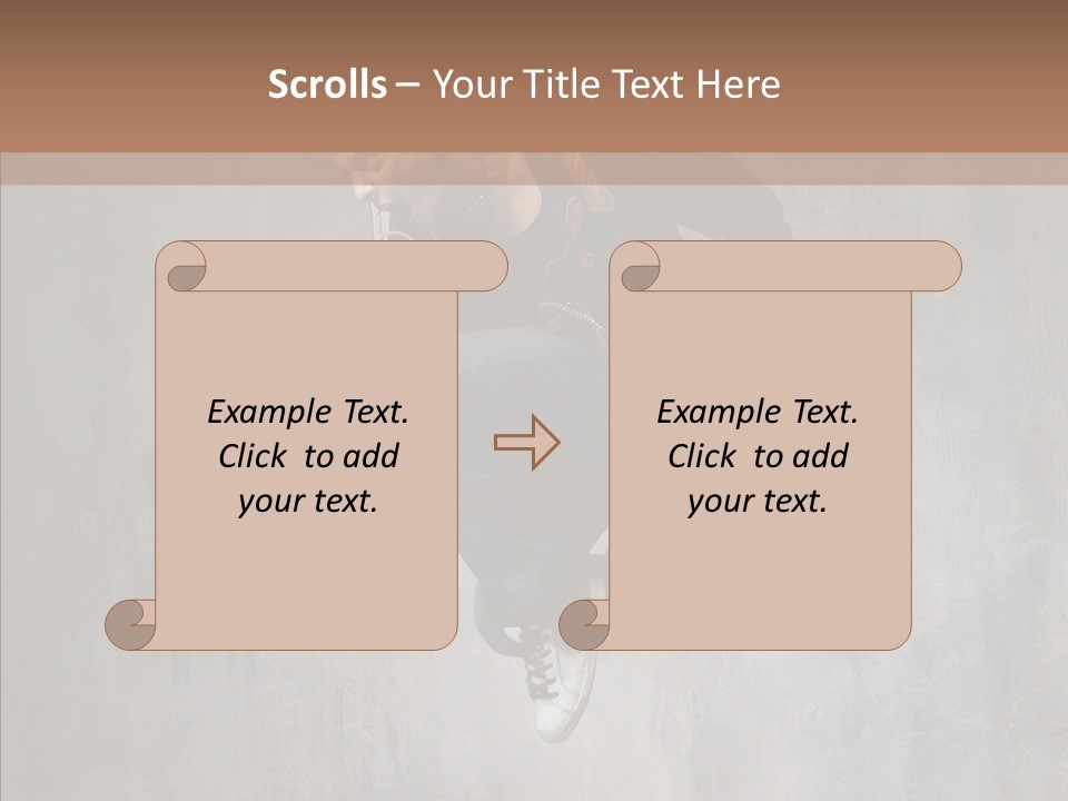 Clothing Rap Breakdance PowerPoint Template