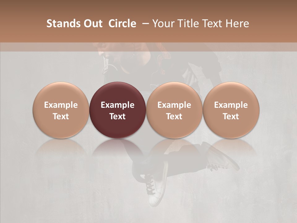 Clothing Rap Breakdance PowerPoint Template