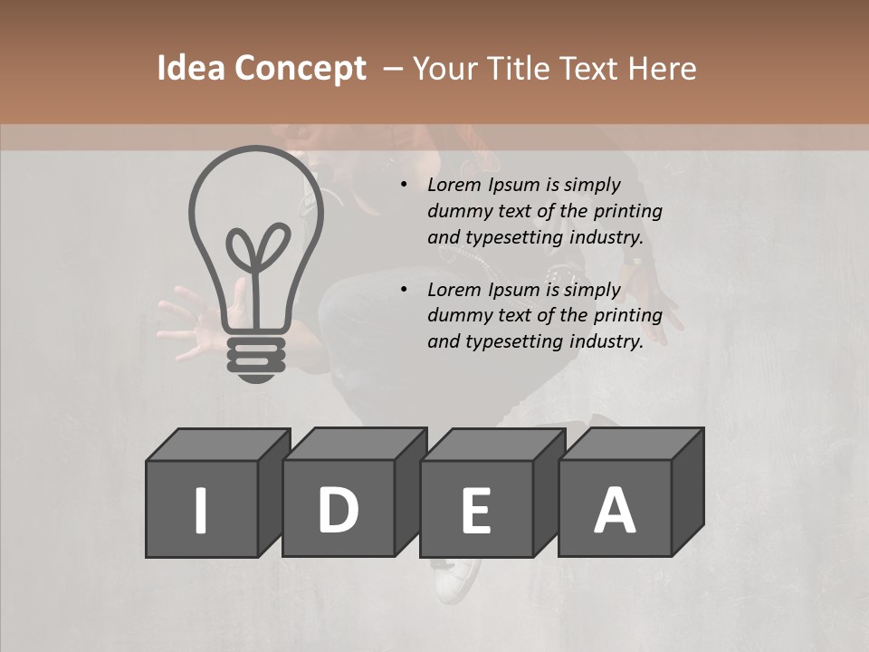 Clothing Rap Breakdance PowerPoint Template