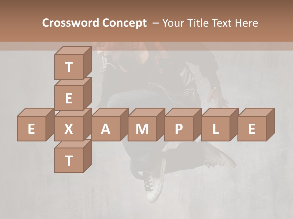 Clothing Rap Breakdance PowerPoint Template