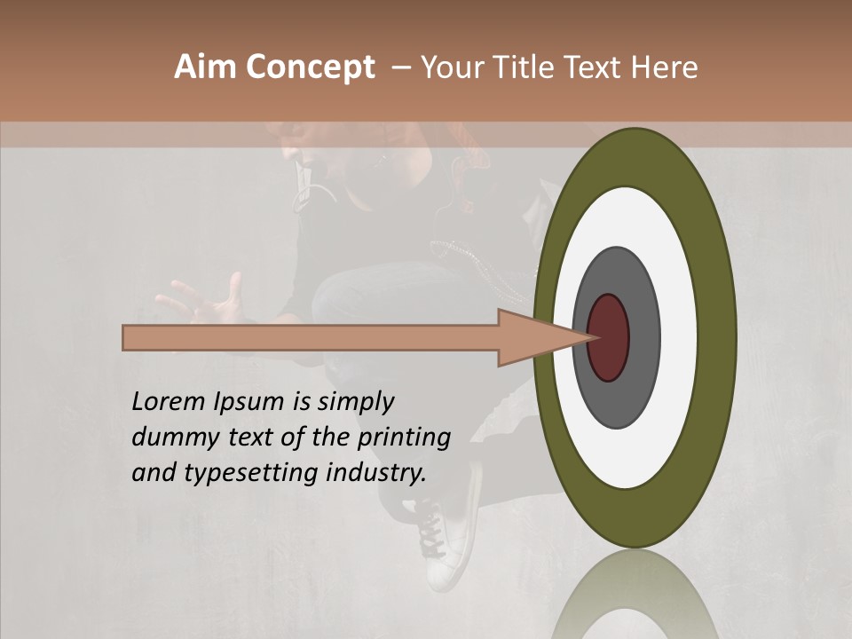 Clothing Rap Breakdance PowerPoint Template