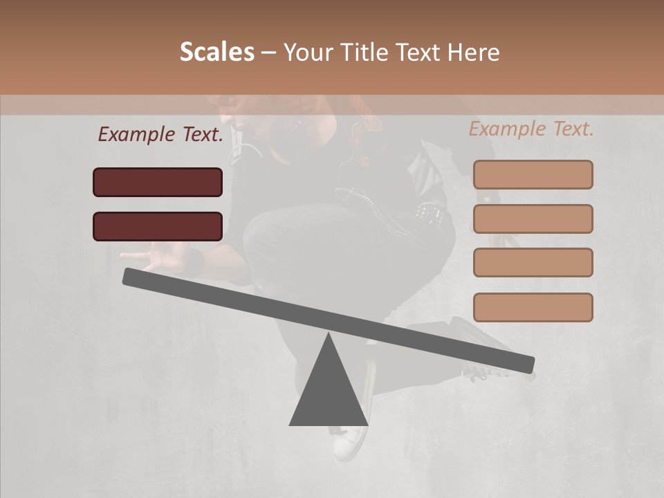 Clothing Rap Breakdance PowerPoint Template