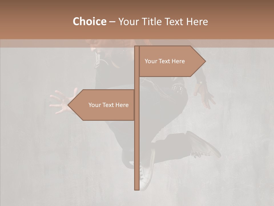 Clothing Rap Breakdance PowerPoint Template