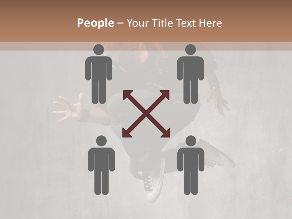 Clothing Rap Breakdance PowerPoint Template