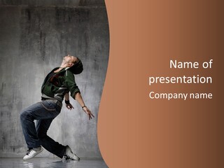 Hip Teen Rap PowerPoint Template