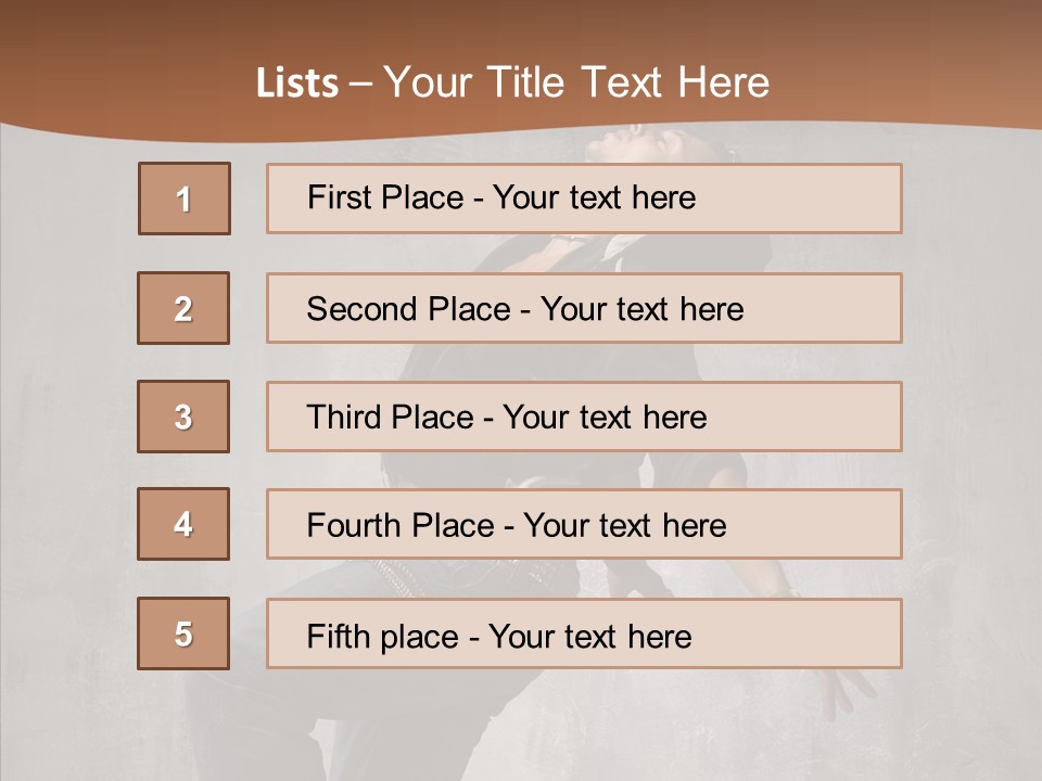 Hip Teen Rap PowerPoint Template