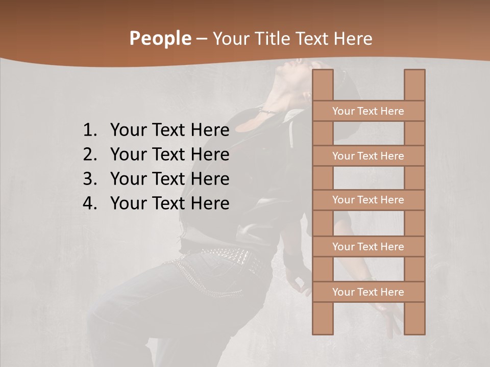 Hip Teen Rap PowerPoint Template