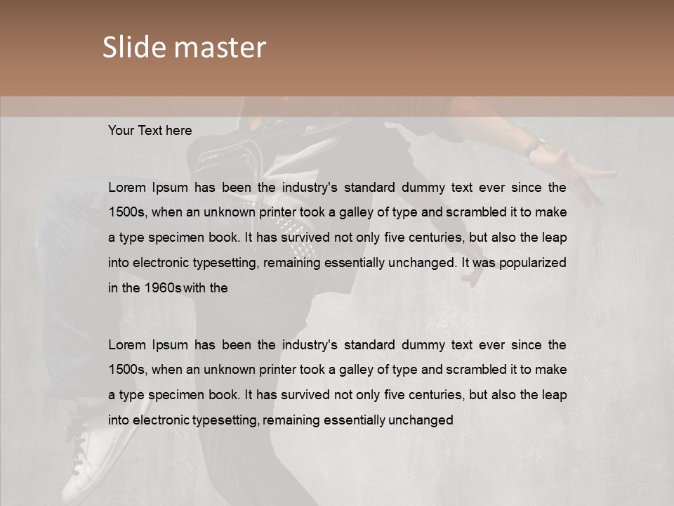 Teen Disco  PowerPoint Template