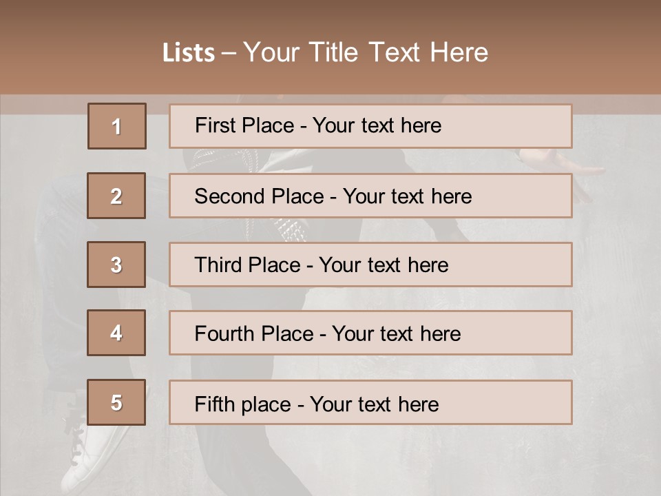 Teen Disco  PowerPoint Template