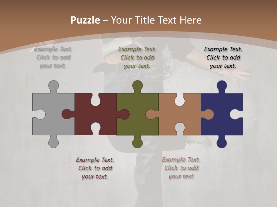 Night Person Guy PowerPoint Template