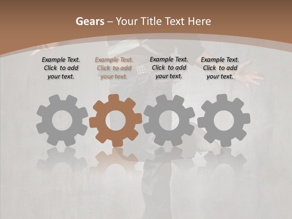 Night Person Guy PowerPoint Template