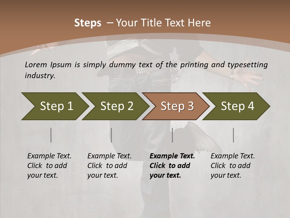 Night Person Guy PowerPoint Template