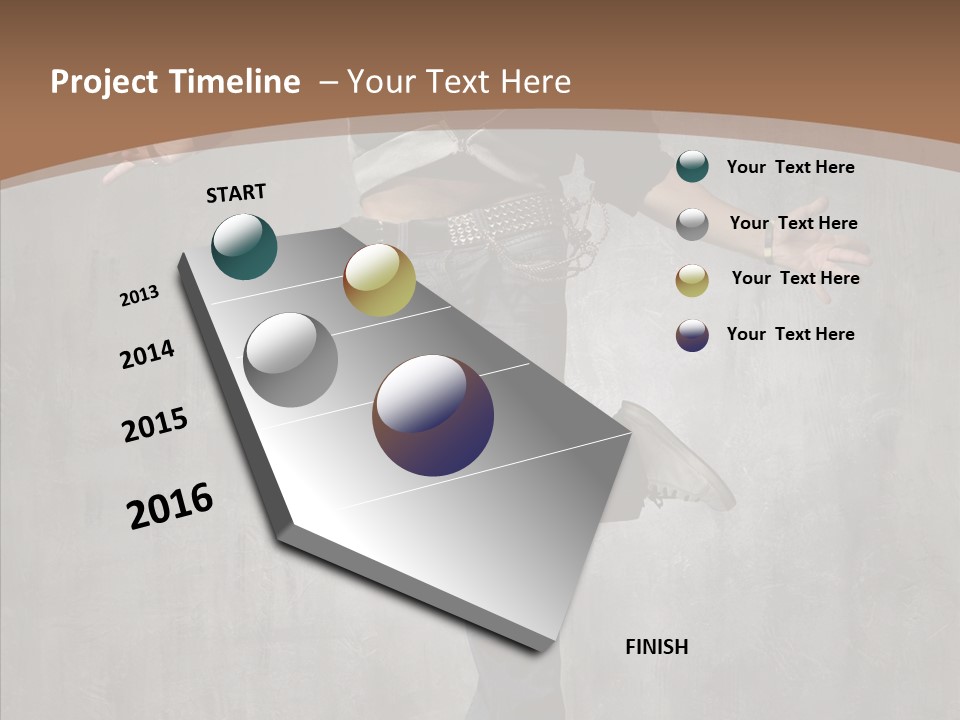 Night Person Guy PowerPoint Template