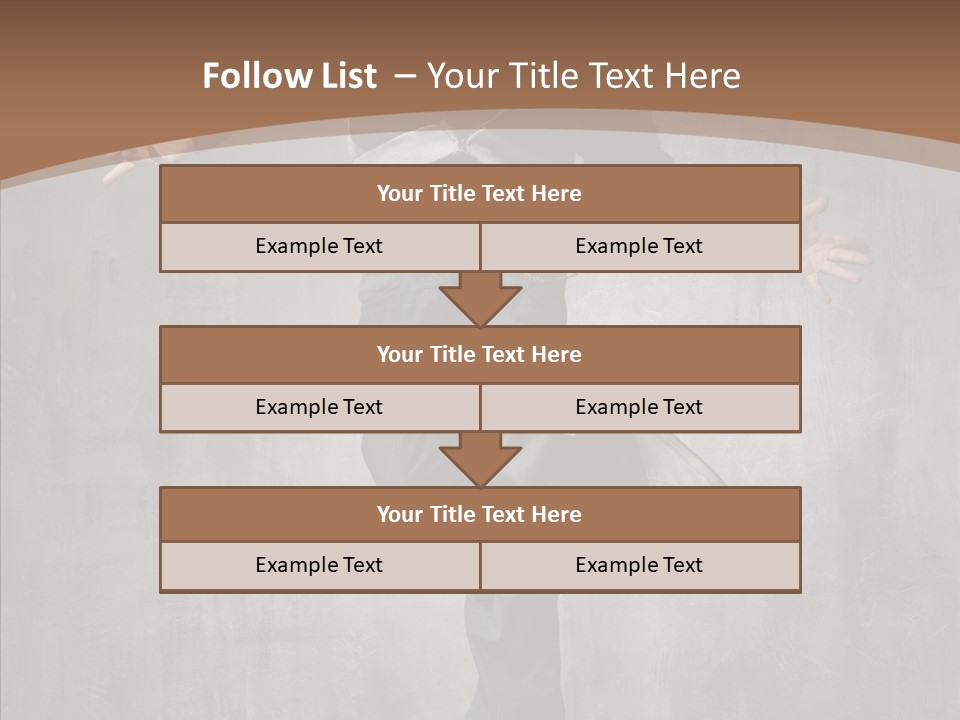 Night Person Guy PowerPoint Template