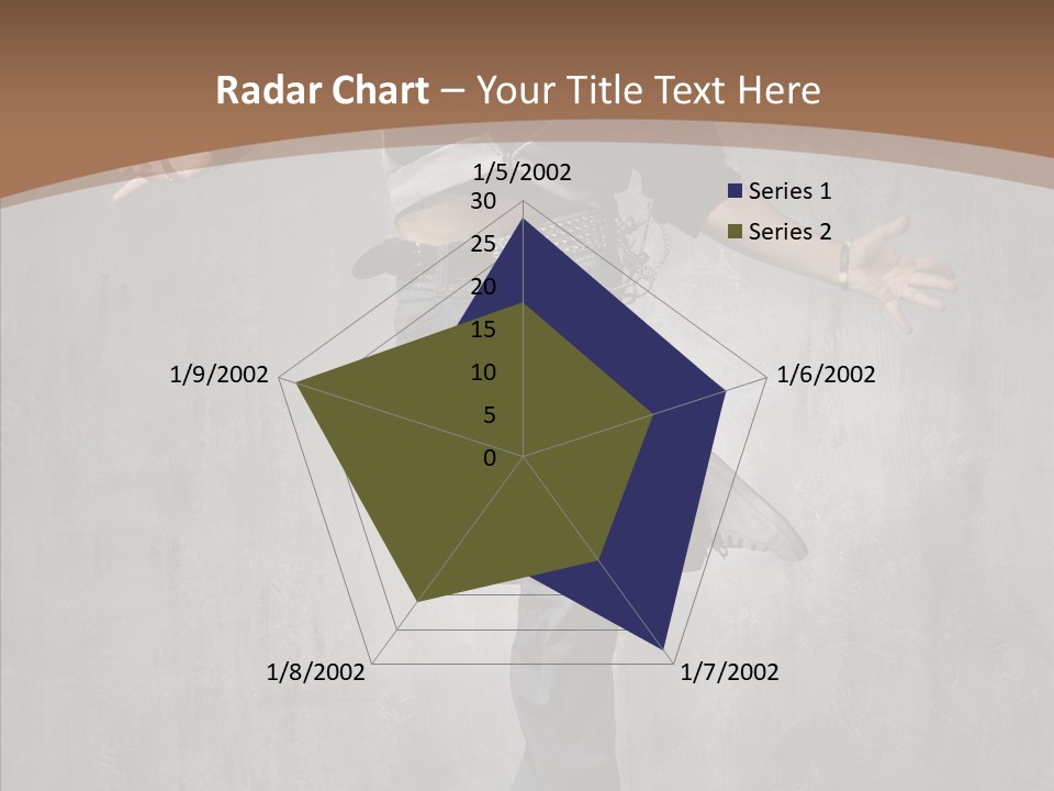 Night Person Guy PowerPoint Template