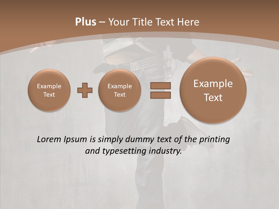 Night Person Guy PowerPoint Template