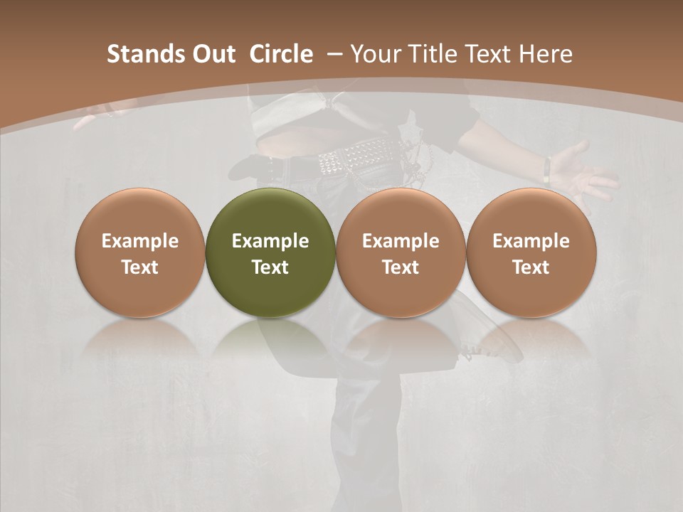 Night Person Guy PowerPoint Template