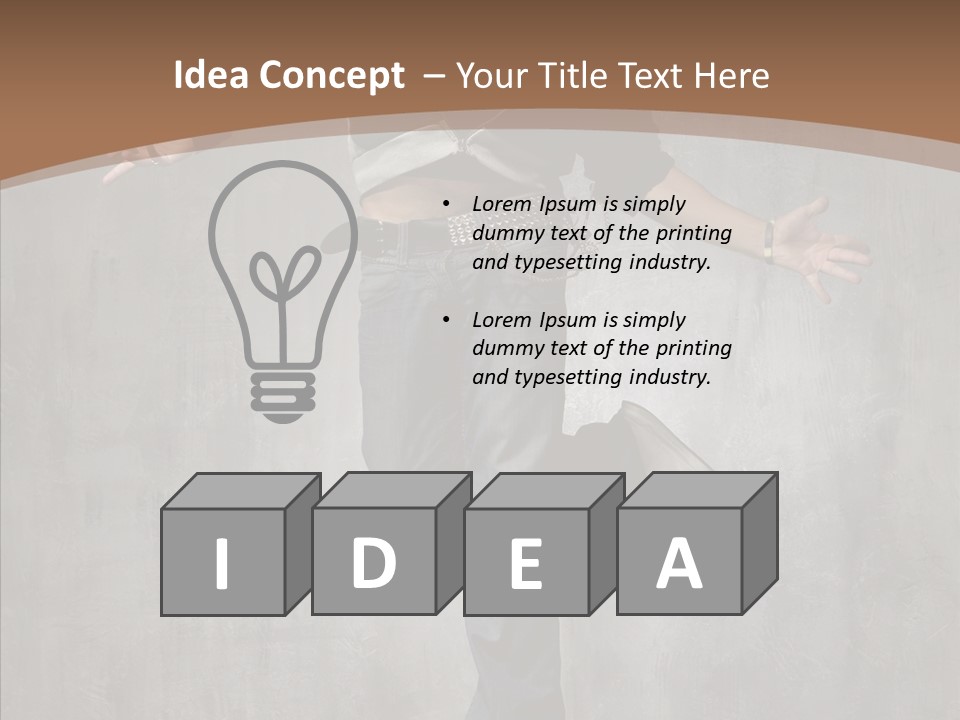 Night Person Guy PowerPoint Template