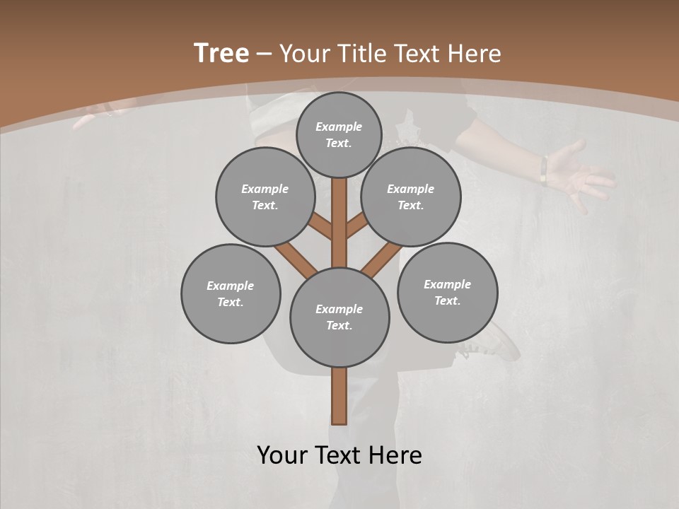 Night Person Guy PowerPoint Template