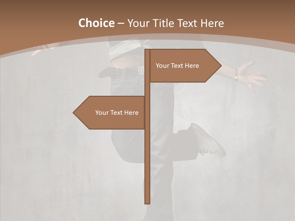 Night Person Guy PowerPoint Template